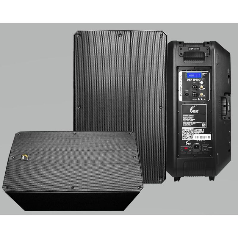 Melo DSP1560 Bafle Activo 15'' 600w RMS 130DB image number null