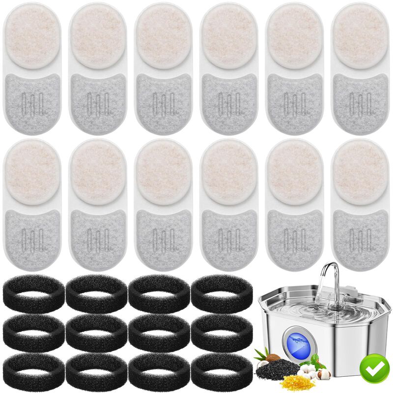 Filtros De Agua Para Gato Hoscabss Pack De 24 -... image number null