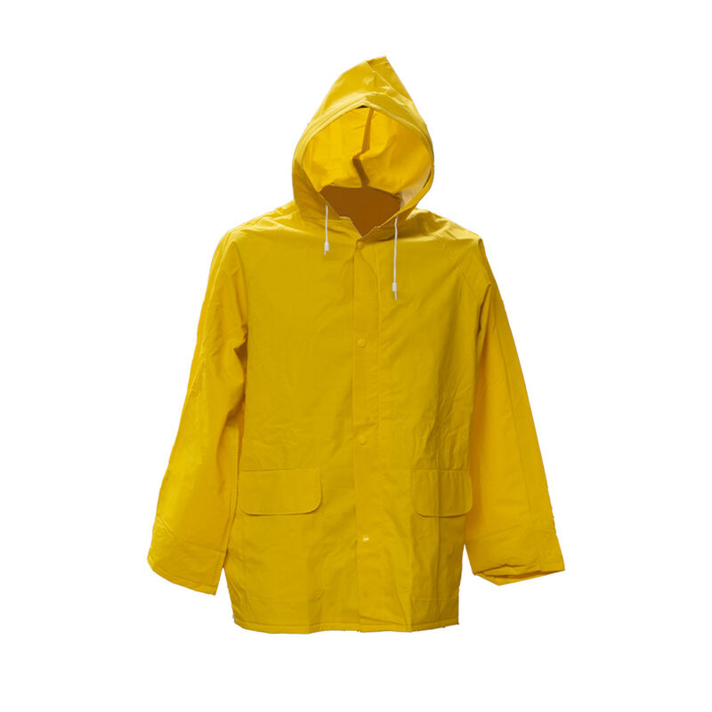 Impermeable Pvc Chaqueta M Cierre Amarillo Reut... image number null