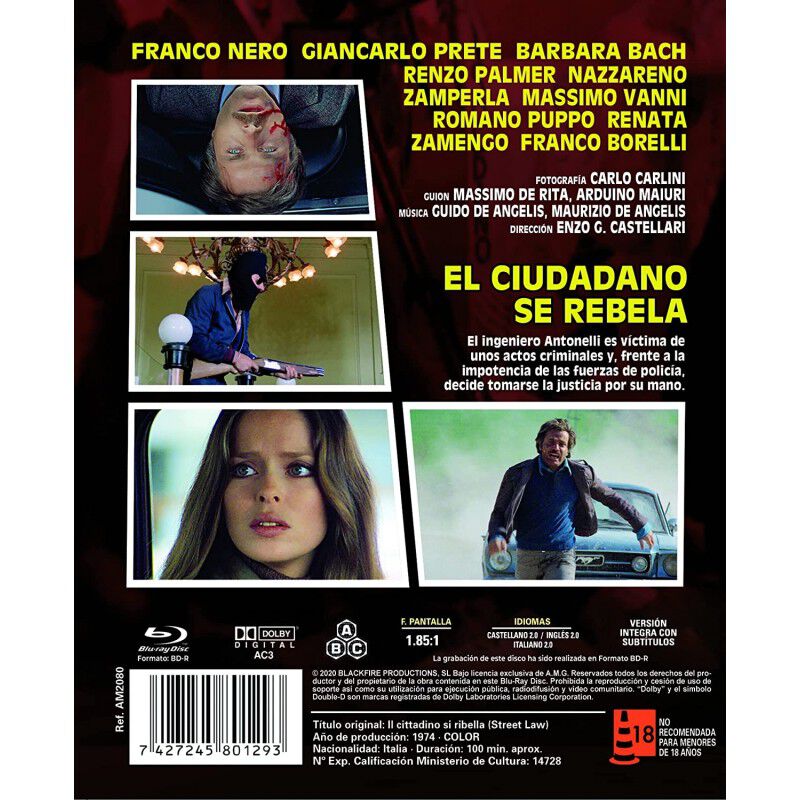 El Ciudadano Se Rebela (Blu-ray) (Bd-R) (Il Cit... image number null
