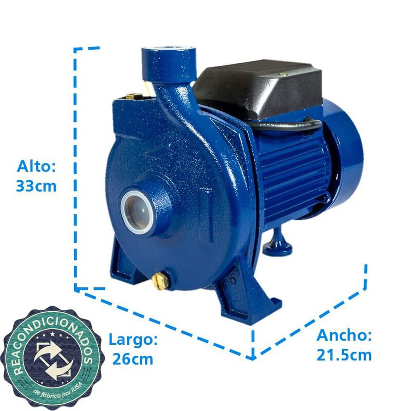 Bomba Centr&iacute;fuga Primo, IUSA, 1 HP, 120 V. Reac... image number null