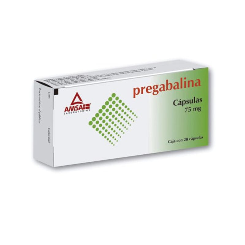 PREGABALINA 75 MG C&Aacute;PSULA C28 image number null