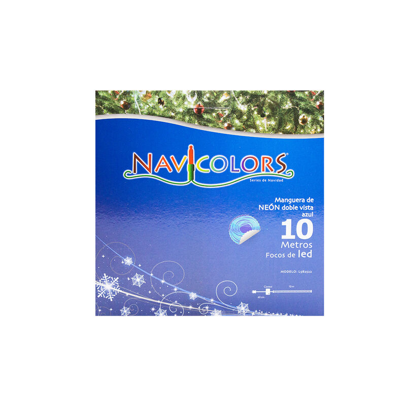 Serie tipo Manguera Luces Tira LED Azul 10 metr... image number null