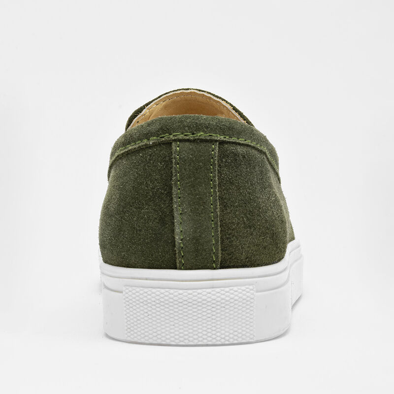 Elegancy zapato casual piel para hombre olivo c... image number null