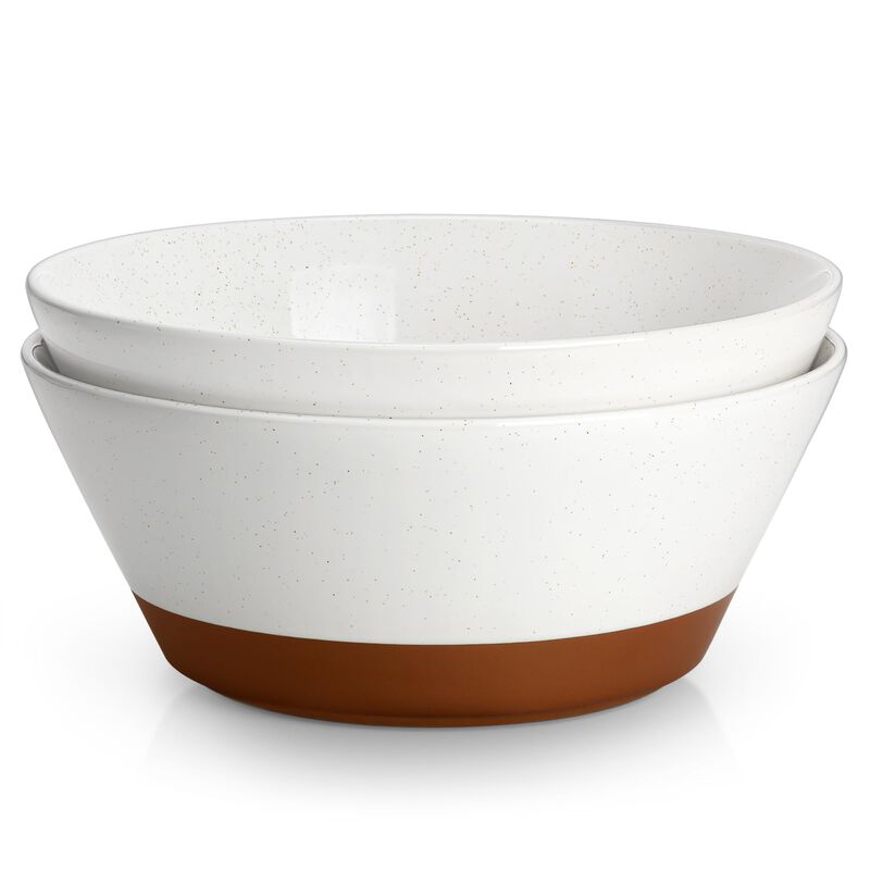 Cuencos De Servir Malacasa 3L Blanco/Terracota ... image number null