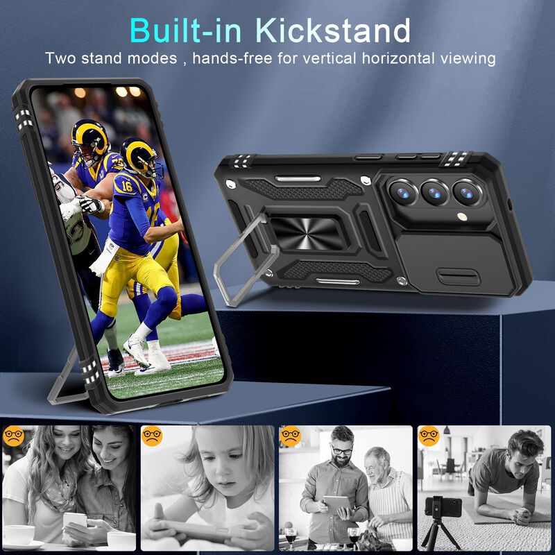 Funda para tel&eacute;fono Deerlamn Galaxy S26 negra c... image number null