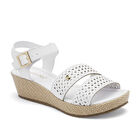 Moramora Sandalia para mujer blanco