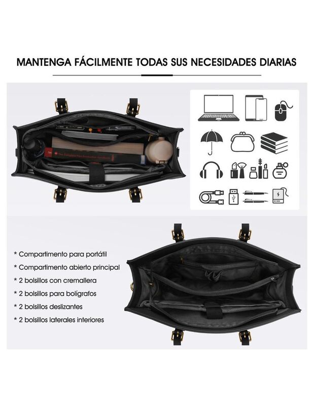 Bolsa Tote Pink Brule Para Mujer image number null