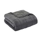 Manta Pesada Waibio Bubble Pressure, 6,8 Kg, 152 X 203 Cm, Gris Oscuro