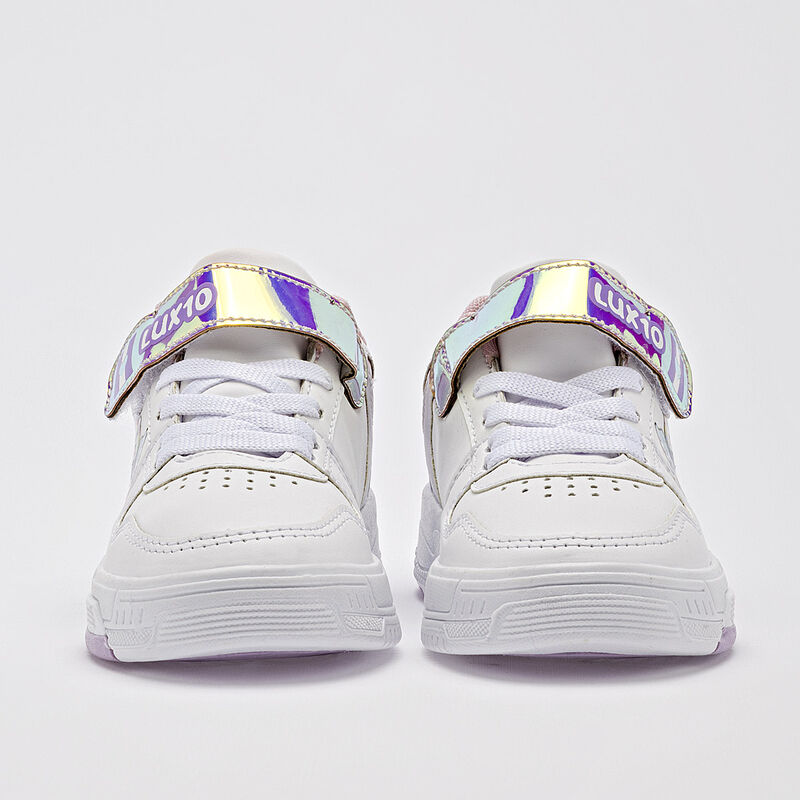 Lux-10 tenis para BEB&Eacute; blanco lila rosa cod 140... image number null