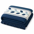 Colcha Neo Fresno Azul Matrimonial Fundas Decorativas Concord
