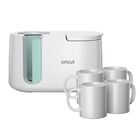 Mug Press Cricut + 4 Tazas En Blanco De 350 Ml Cada Una