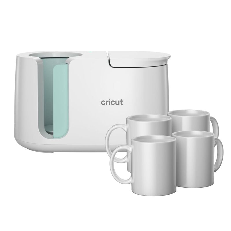 Mug Press Cricut + 4 Tazas En Blanco De 350 Ml ... image number null