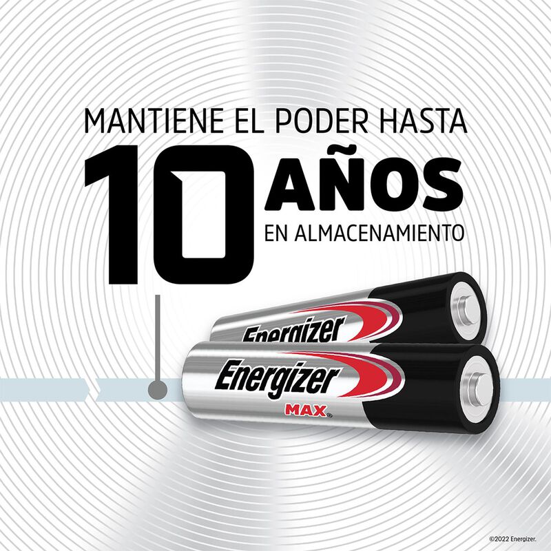 Pila Energizer Max Alcalina AAA Con 4 Piezas E9... image number null