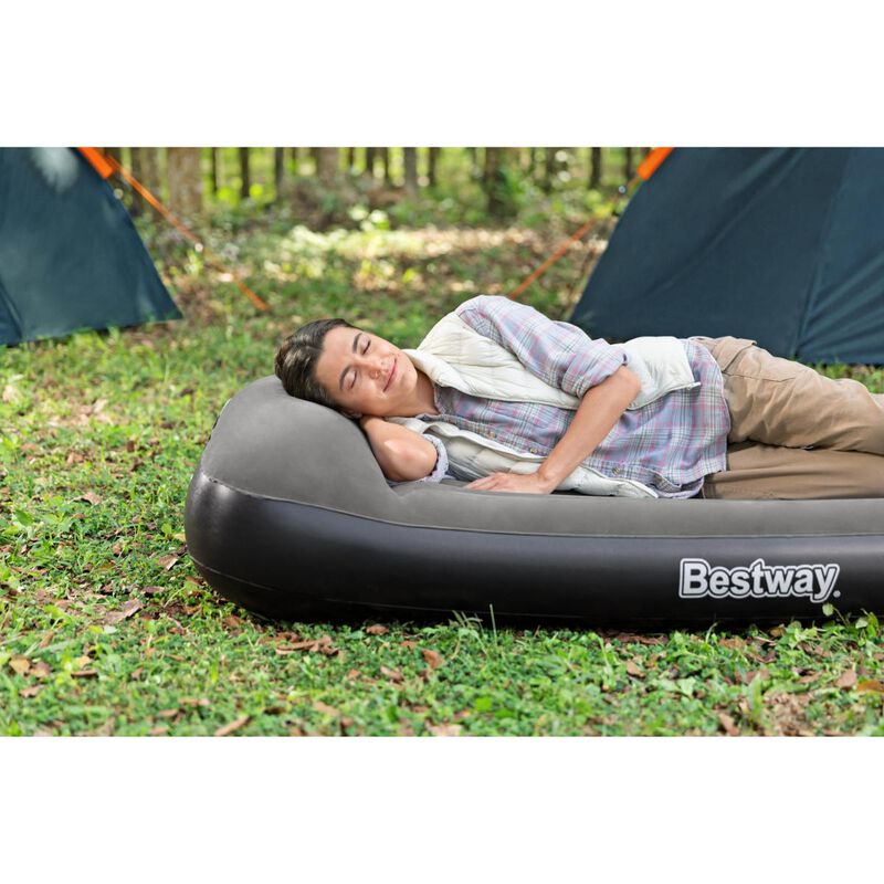 Colchon inflable 1.88m x 99cm x 30cm c/bomba de... image number null