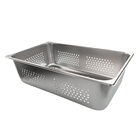 Inserto Perforado De Acero Inoxidable De 1/1 De 15cm Shorbull