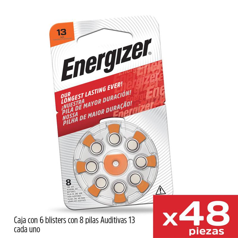 Pila Energizer Auditiva 13 Blister 48 Unidades image number null