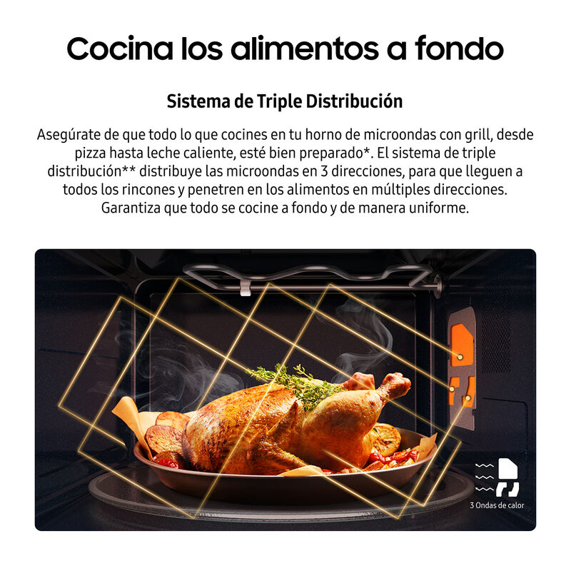 Horno De Microondas 40L Samsung Grill Power Def... image number null