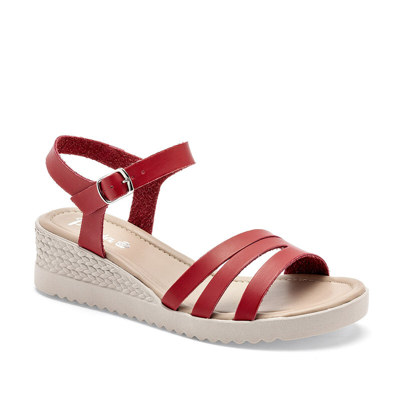 Pravia Sandalia para mujer rojo image number null