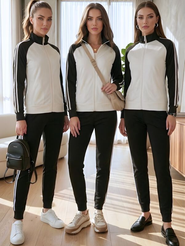 Conjunto Deportivo Pants y Sudadera CONJ-0115 N... image number null