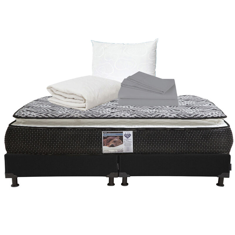 Colchón King Size Spring Air Omega + Box Dicasa... image number null