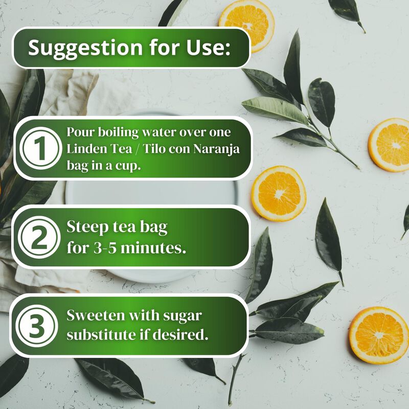 T&eacute; Hanan De Tilo Con Naranja &ndash; 25 Bolsas &ndash; Per&uacute; image number null