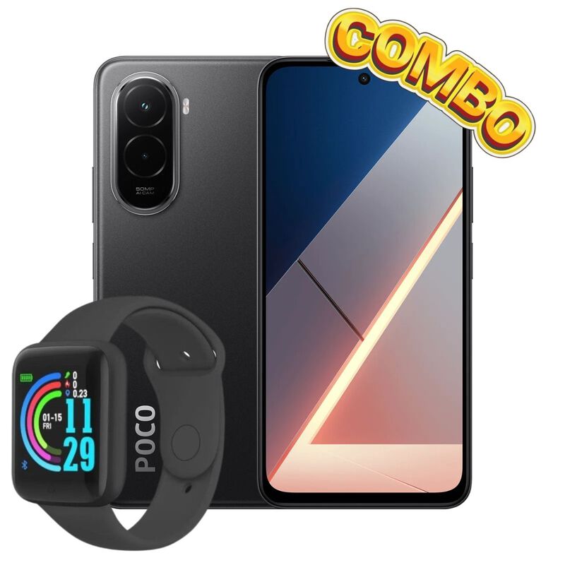 Xiaomi Poco M7 Doble Sim 256GB/8RAM Negro + Sma... image number null