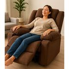 Sofá Reclinable Sara Con 2 Porta Vasos y 3 Posiciones