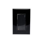 10 Pack Placa Armada con 1  Apagador Escalera de 3 Módulos Negro iGoto