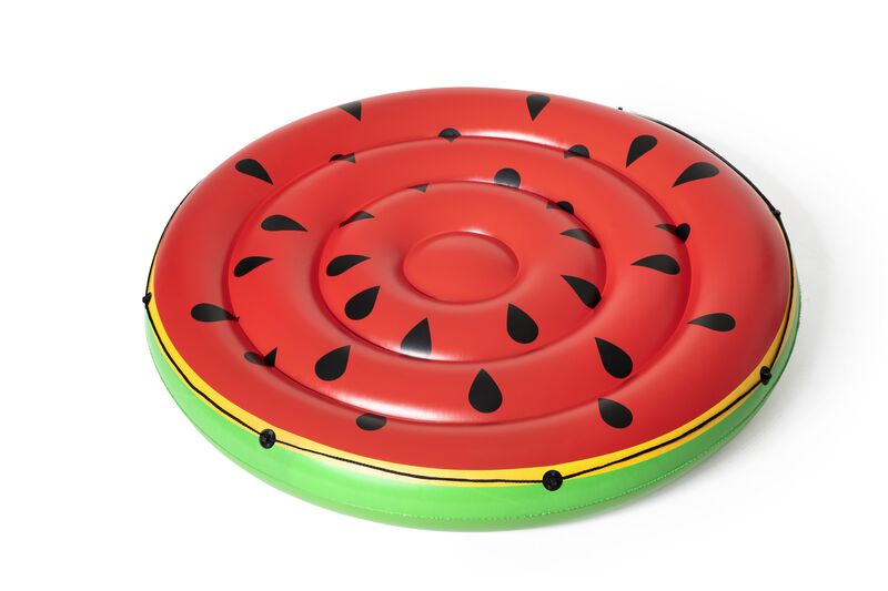 Cama inflable circular 1.88cm colores sandia ad... image number null