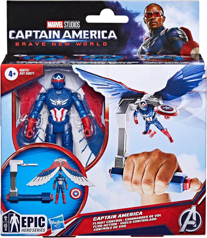 Figura De Acci&oacute;n Capit&aacute;n Am&eacute;rica Vuelo Controla... image number null