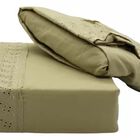 Juego De Sabanas Individual Siesta Tacto Algodón 1800 Hilos Extra Suave Color Gris Claro