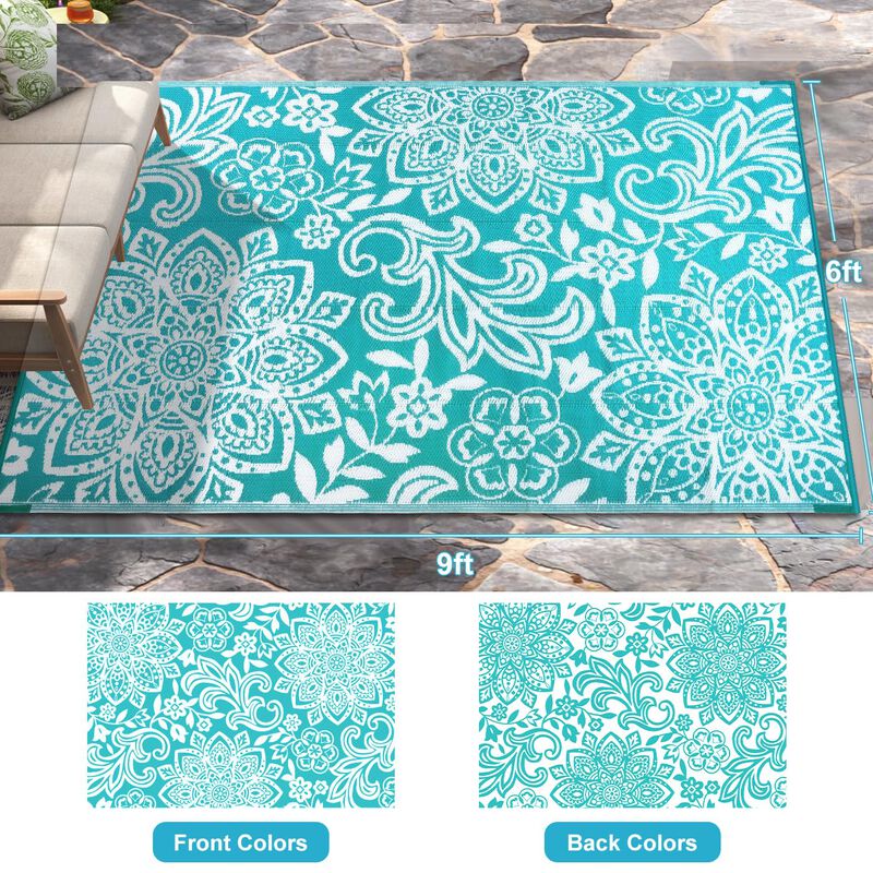 Alfombra Impermeable Para Exteriores Findosom, ... image number null