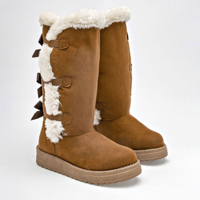 Rojo Cereza Bota para ni&ntilde;a. Camel image number null