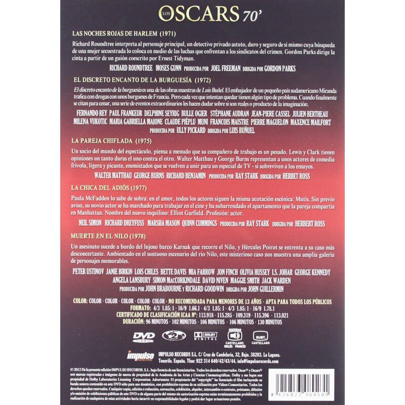 Los &Oacute;scares 70 (dvd) image number null