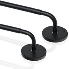 Barra De Cortina Magn&eacute;tica Rodzwin 46‑76 cm Negro, Juego De 2, 3/8"