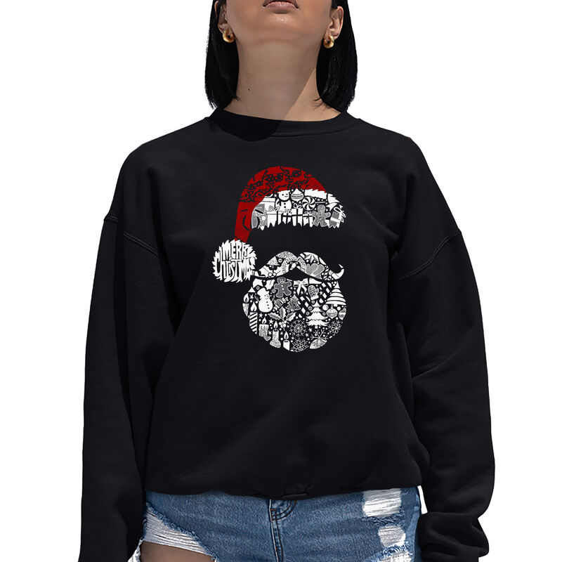 Sudadera De Cuello Redondo Word Art Para Mujer ... image number null