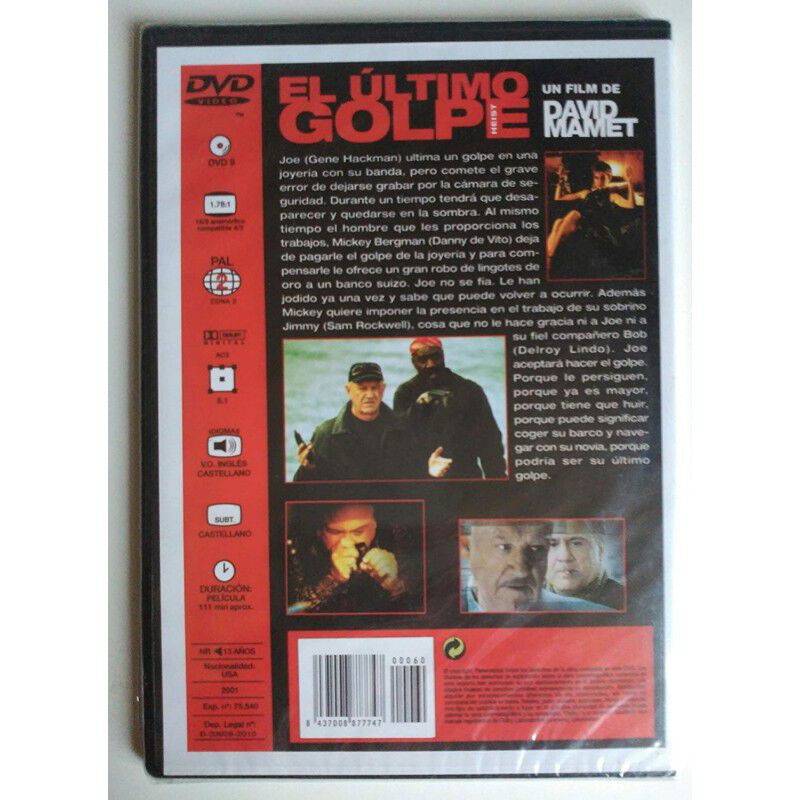 El &Uacute;ltimo Golpe [dvd] (2001) Heist image number null