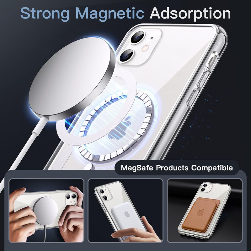 Funda Magn&eacute;tica Jetech para iPhone 11 Transpare... image number null