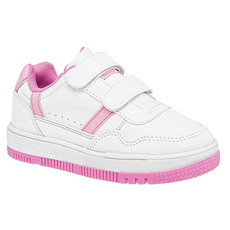 All Teen Tenis urbano para ni&ntilde;a blanco rosa image number null