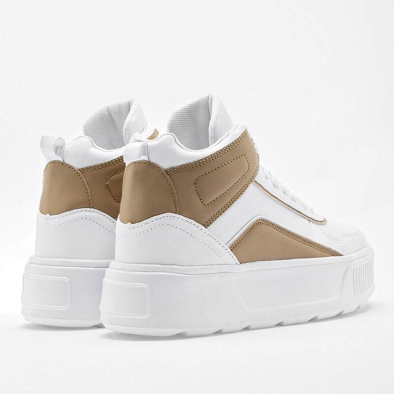 Moramora Tenis Chunky Para Mujer Blanco Beige C... image number null