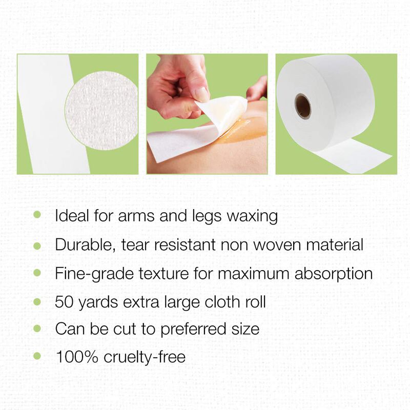 Tiras De Cera Roll Clean + Easy, Tela Extra Gra... image number null