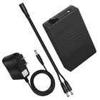Paquete De Bater&iacute;as Talentcell 12 V Dc 3000 Mah Con Cargador Negro