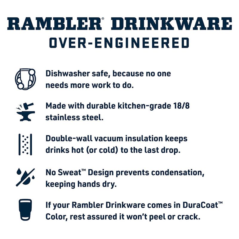Vaso Yeti Rambler De Acero Inoxidable Con Aisla... image number null