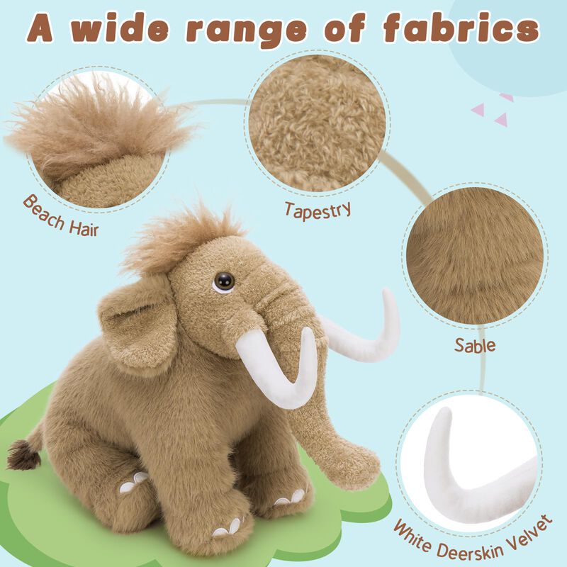 Peluche Beniny Woolly Mammoth De 40 Cm Para Ni&ntilde;... image number null