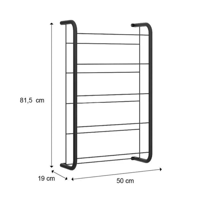 Zapatera Mueble Minimalista Bertolini 1277 Negr... image number null