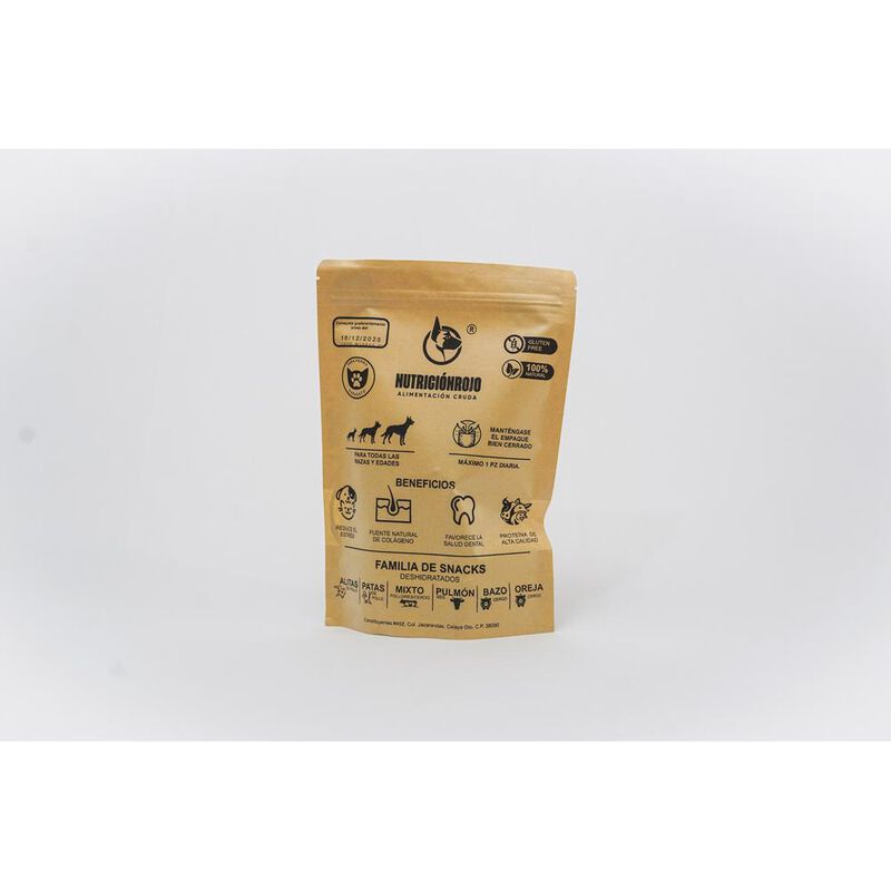 Nutrición Rojo,Snacks Para Perros,Oreja de Cerd... image number null