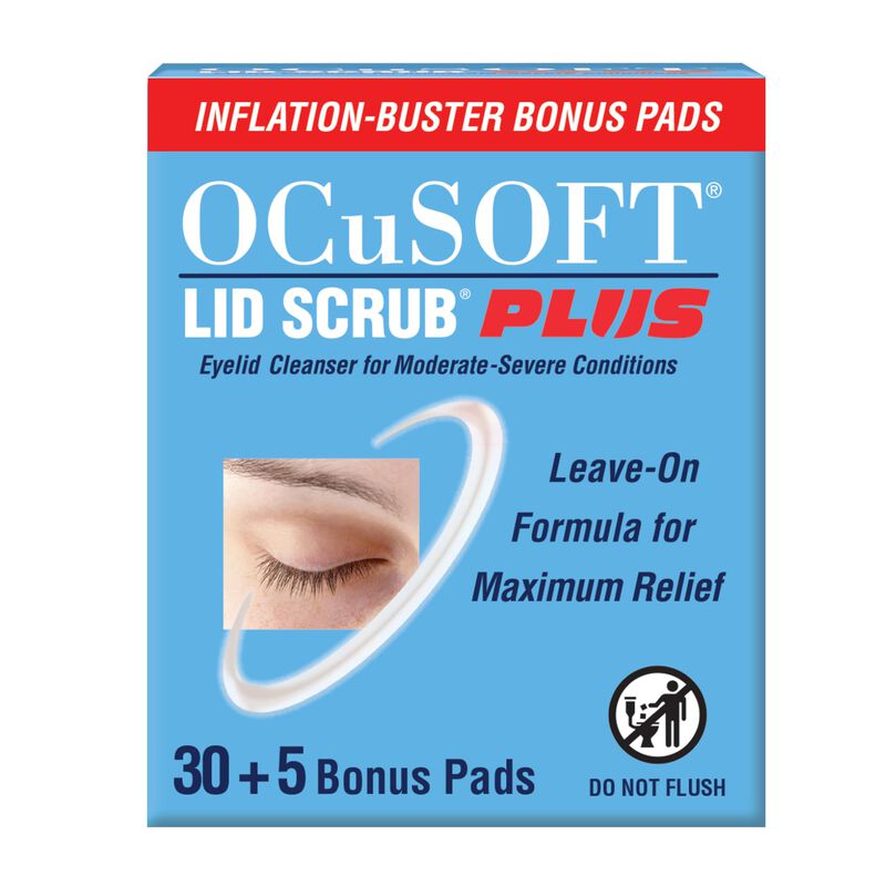 Toallitas Para P&aacute;rpados Ocusoft Lid Scrub Plus ... image number null