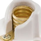 Portalámpara de porcelana para candelabro