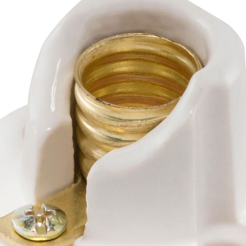 Portalámpara de porcelana para candelabro image number null
